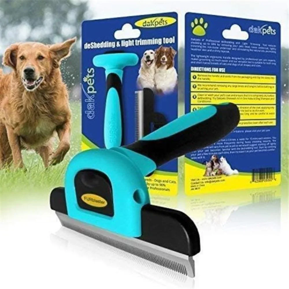 Pet Deshedding Tool | Professional Cat and Dog Brush for Shedding | Fur Brush